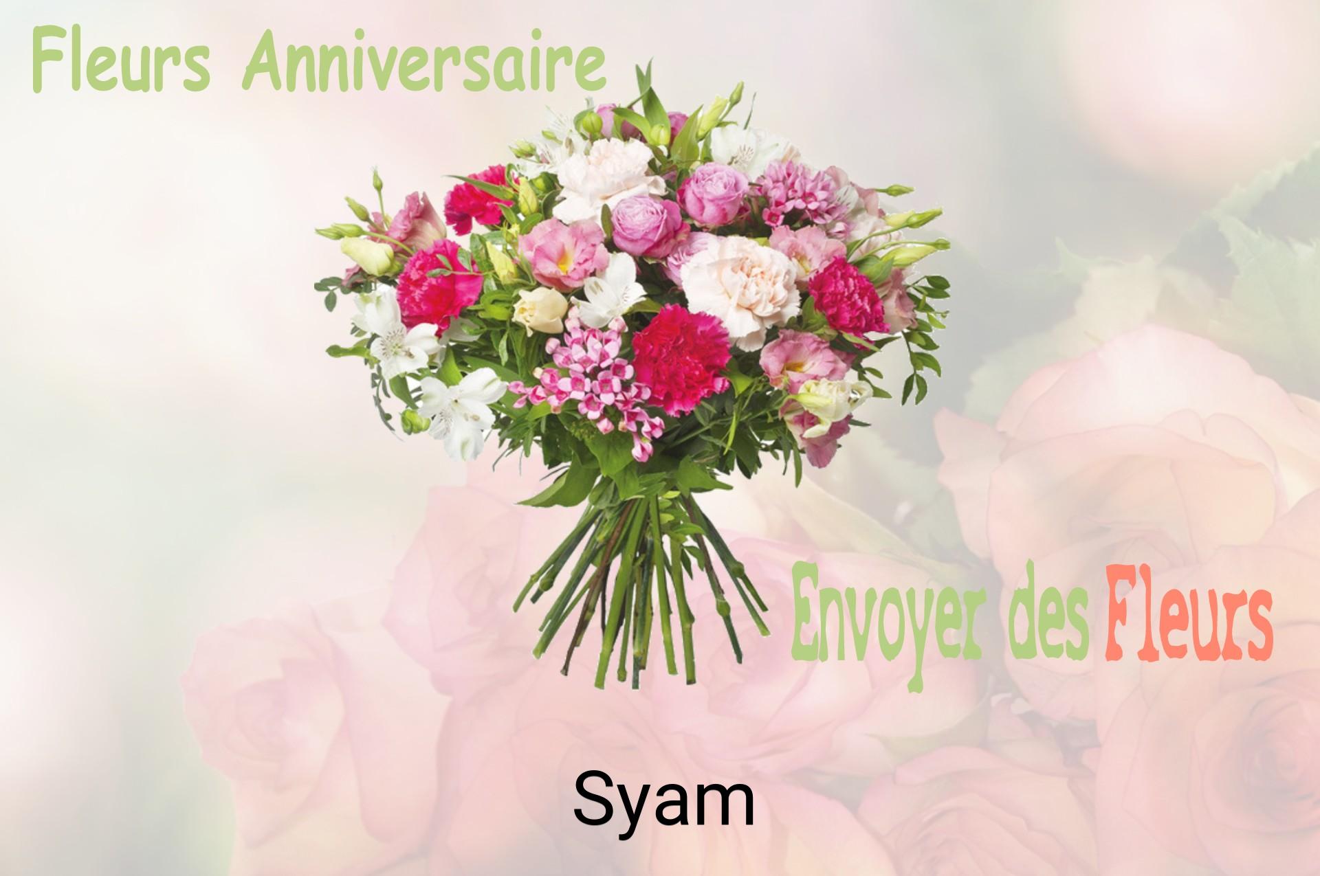 Bouquet de fleurs d’anniversaire livré à Syam