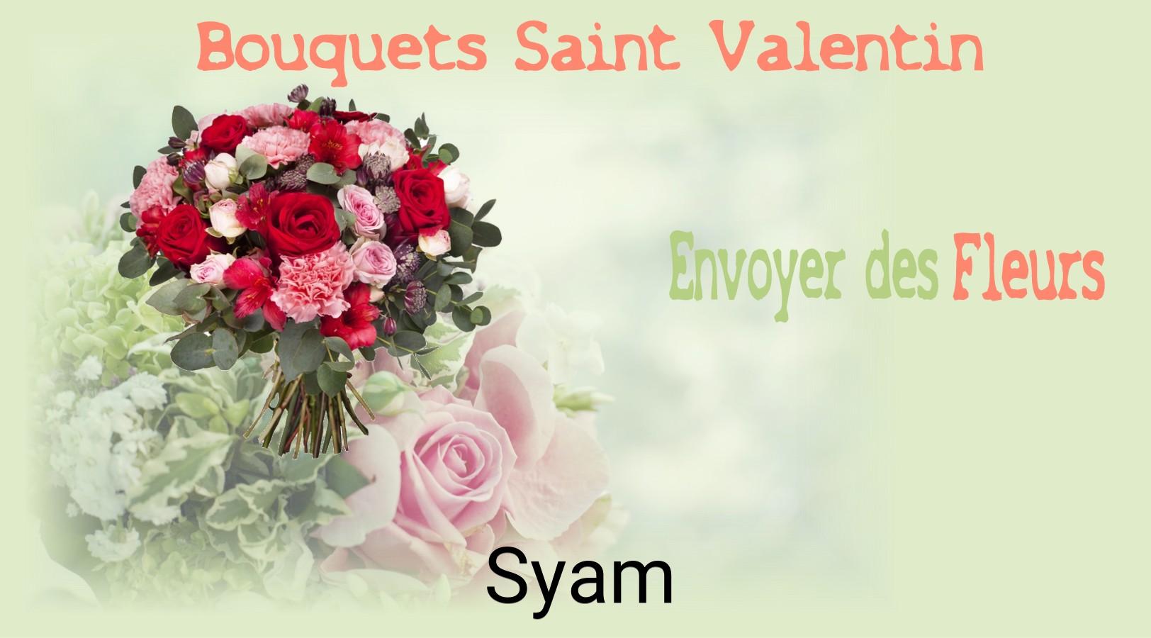 Roses de Saint-Valentin livrées à Syam